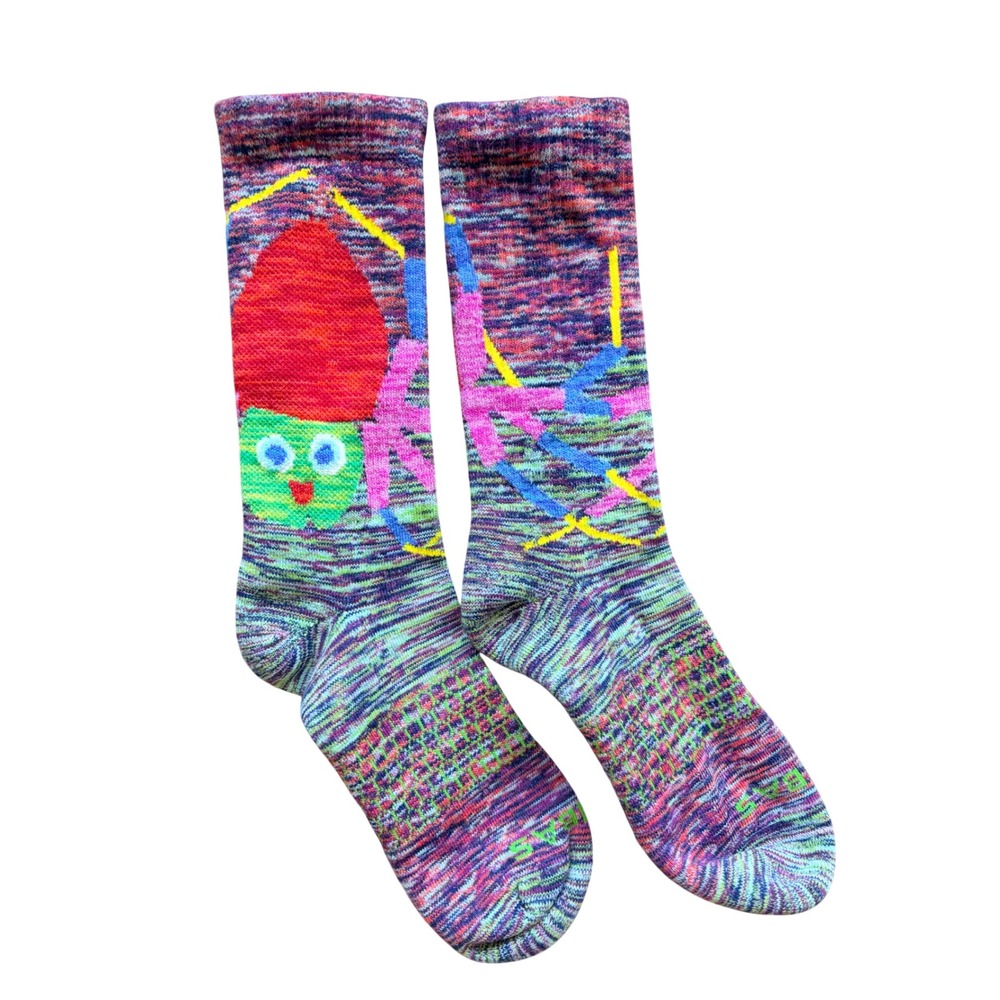 Bombas Eric Carle Very Busy Spider Crew Socks Adult Medium